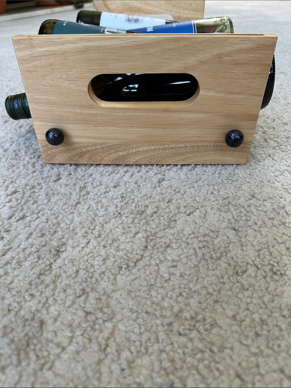 Wood and Metal Wine Rack - Picture 9 of 9